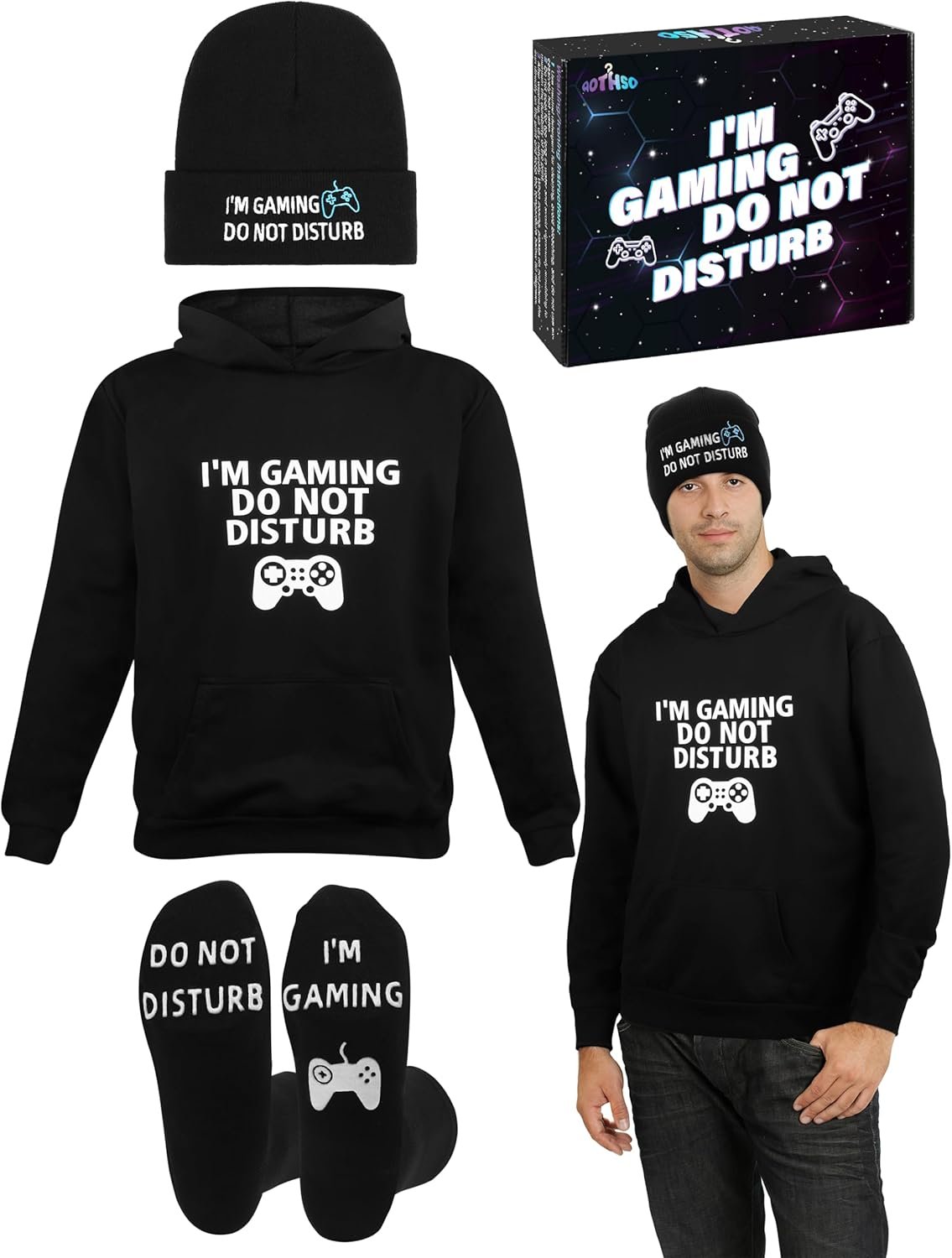 AOTHSO Hoodie Socks Hat Set Review