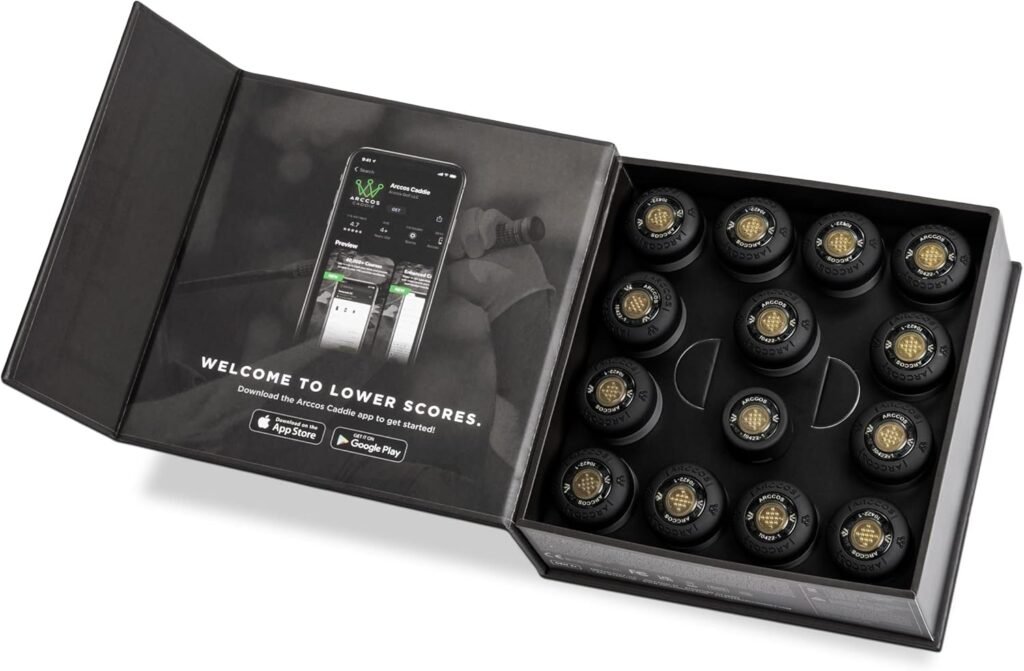 Arccos Smart Sensors: Automatic Golf Game Tracking System, A.I. Powered GPS Rangefinder  Smart Club Distances