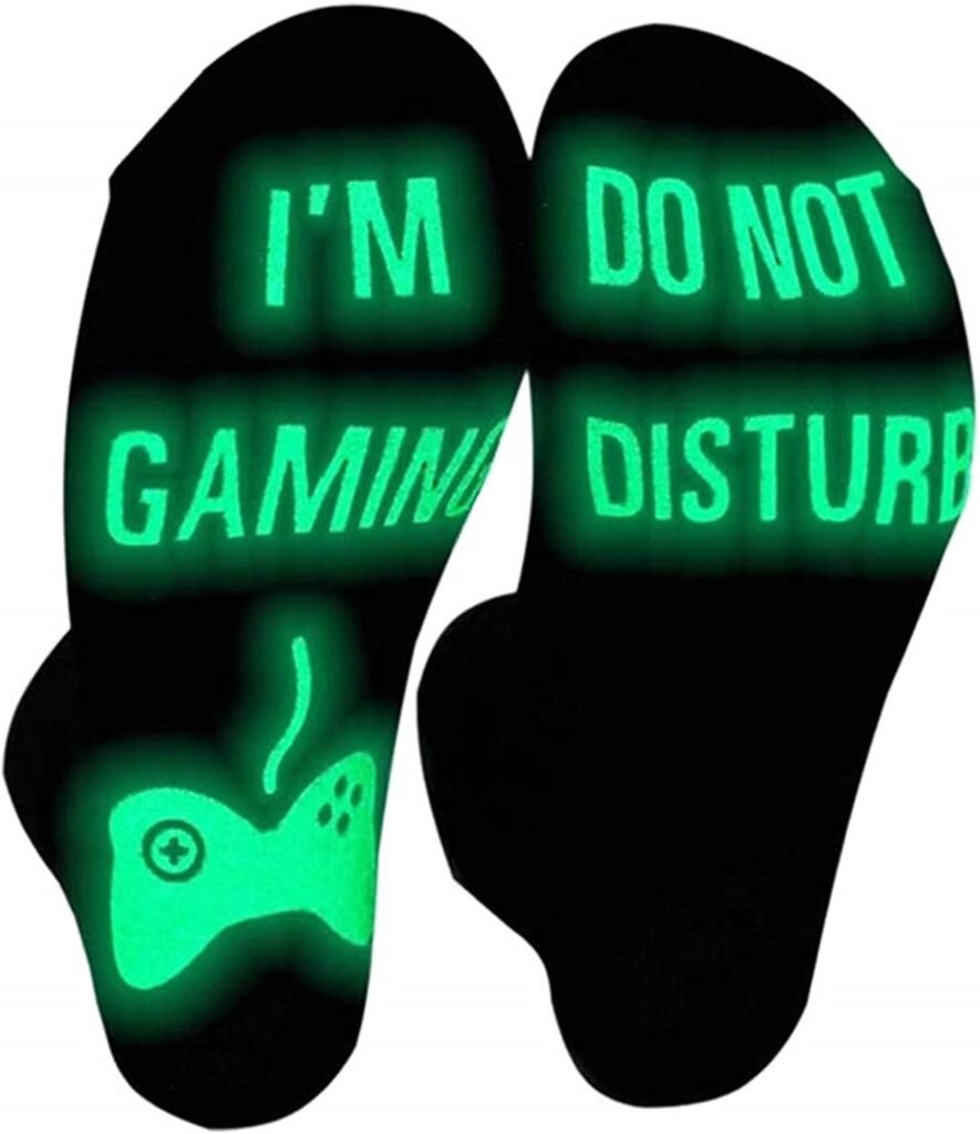 Gaming Sock, Do Not Disturb Im Gaming,Gaming Socks for Teen Boys Gamer with Glowing, Novelty Socks for Men Dad Father Women Gaming Sock, Do Not Disturb Im Gaming,Gaming Socks for Teen Boys Gamer with Glowing, Novelty Socks for Men Dad Father Women