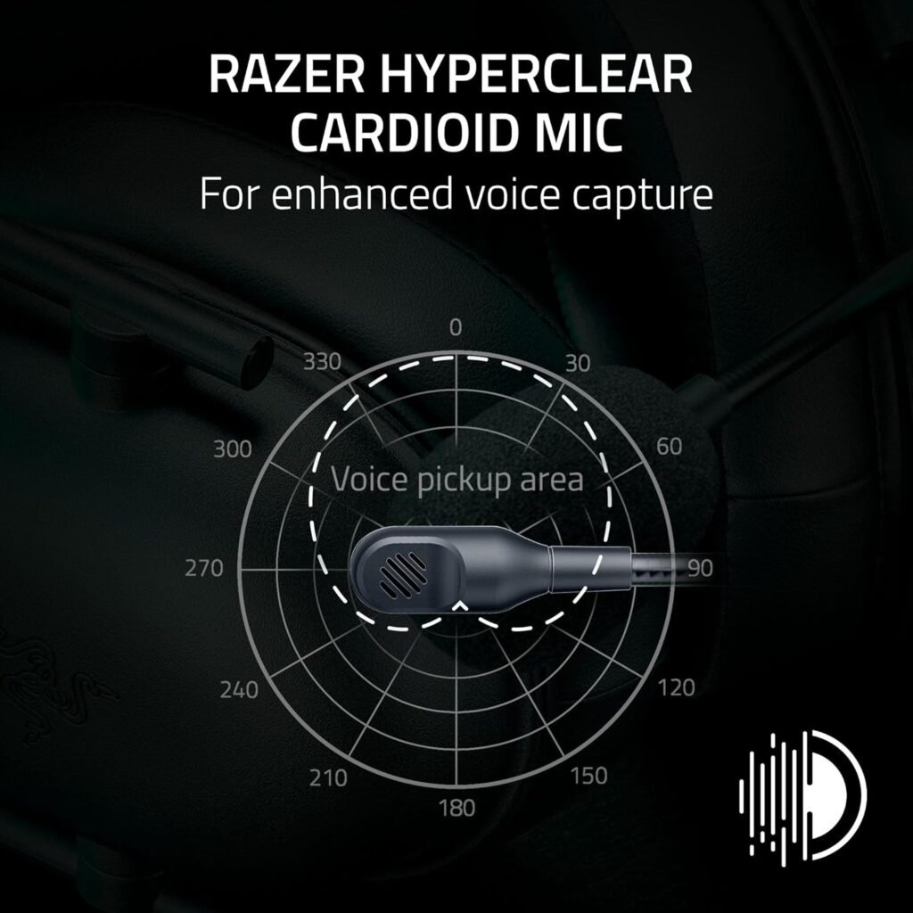 Razer BlackShark V2 X Gaming Headset: 7.1 Surround Sound - 50mm Drivers - Memory Foam Cushion - for PC, PS4, PS5, Switch - 3.5mm Audio Jack - Green