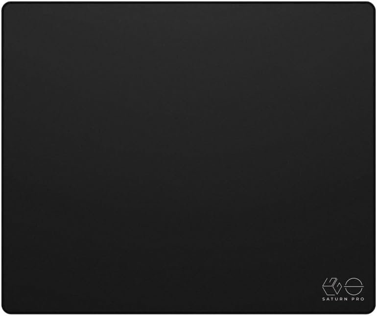 Saturn Pro Soft XL Black Gaming Mouse Pad Cloth