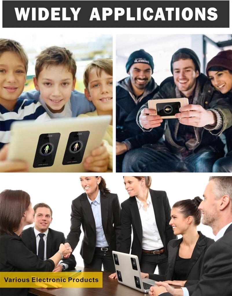 Cell Phone Sticker, Compatible with iPhone/All Smart Phones/Tablets/Laptops/All Electronic Devices, Suitable for Anyone -4.2 x 2.4 x 0.015 inches - (6 Pack)