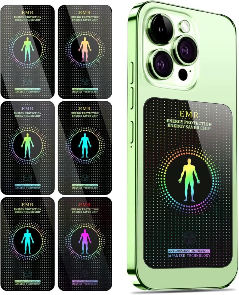 Cell Phone Sticker, Compatible with iPhone/All Smart Phones/Tablets/Laptops/All Electronic Devices, Suitable for Anyone -4.2 x 2.4 x 0.015 inches - (6 Pack)