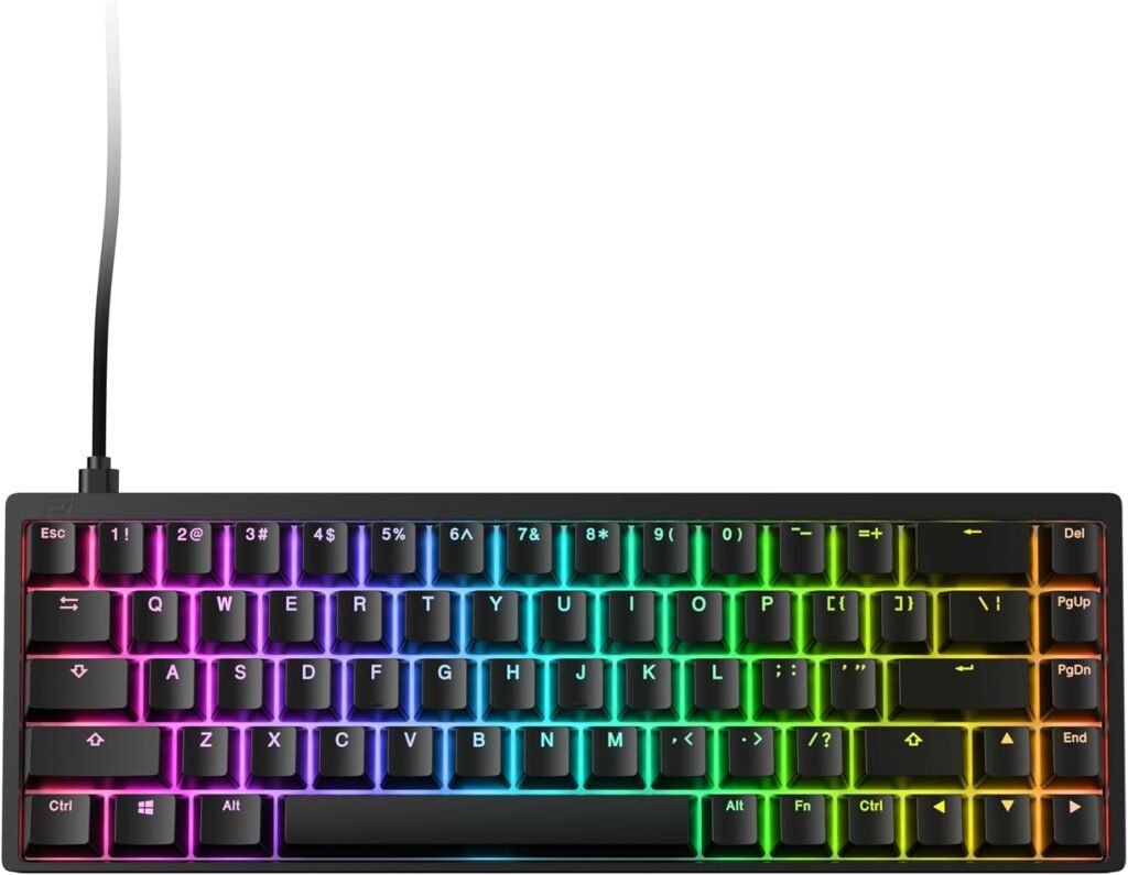 ENDGAME GEAR KB65HE Gaming Keyboard, ANSI US – Hall Effect Technology, Gateron KS-37B Switches, Aluminum Body, Ducky Doubleshot PBT Keycaps, RGB Lighting