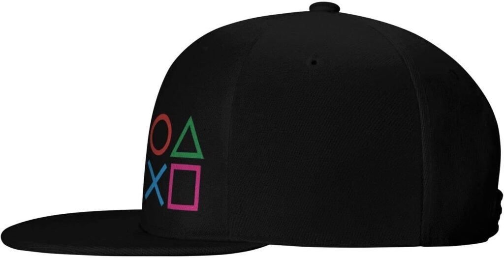 Gamer Hat Snapback Flat Bill Baseball Cap Mens Adjustable Gamers Gift Trucker Hats