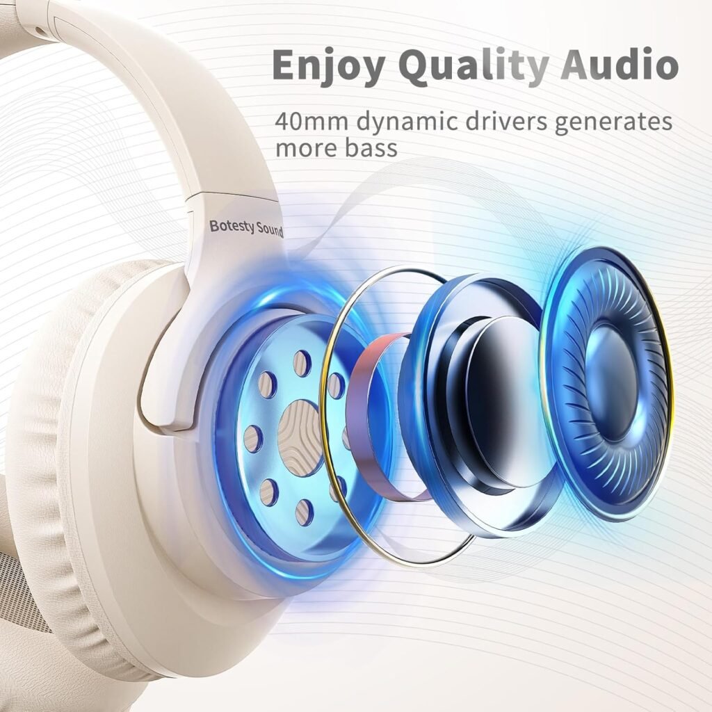 Headphones Wired with Microphone, Over Ear Foldable Headphones with 4.9ft Tangle-Free Nylon Cord, 3.5mm Plug in Headphones for Smartphone,Tablet,Computer,MP3/4 (Black) Headphones Wired with Microphone, Over Ear Foldable Headphones with 4.9ft Tangle-Free Nylon Cord, 3.5mm Plug in Headphones for Smartphone,Tablet,Computer,MP3/4 (Black)