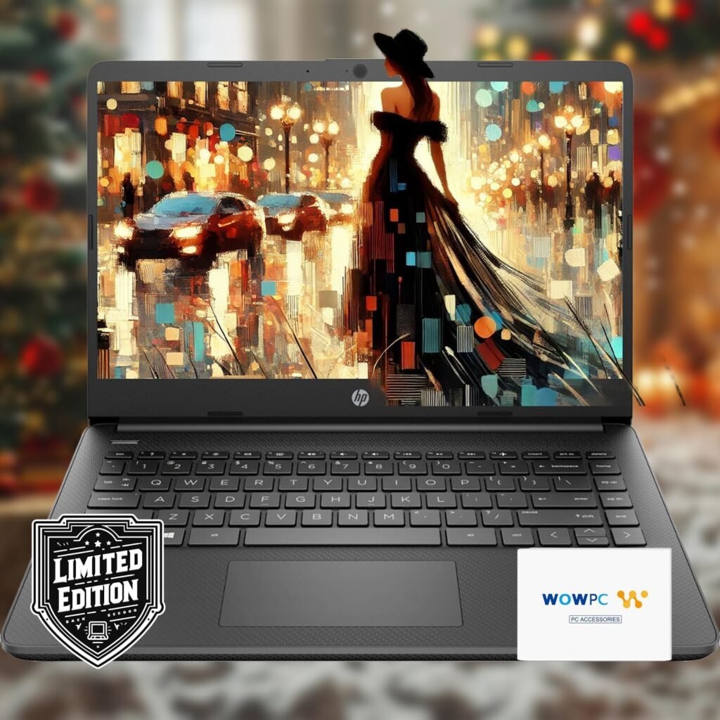 HP 14 Laptop • Back to School Limited Edition with Microsoft 365 • 4-Core Intel CPU • 16GB RAM • 1600GB Storage (64GB OnBoard • withHP P500 512GB External SSD + 1TB OneDrive) • Snow White • Win 11