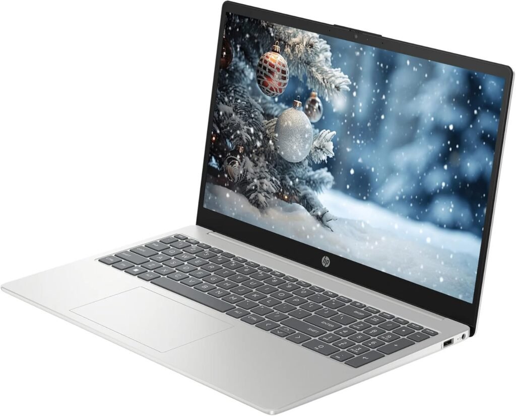 HP 15.6 FHD Business  Student Laptop Computer, 64GB RAM 2TB SSD, 10-Core Intel Core i5, Windows 11 Pro Laptop with Microsoft Office Lifetime Suite, PLUSERA Earphones, Silver