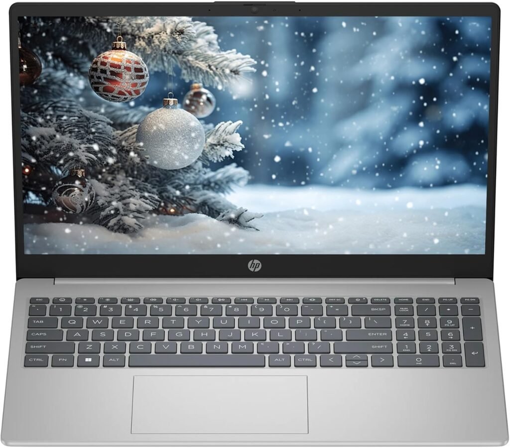 HP 15.6 FHD Business  Student Laptop Computer, 64GB RAM 2TB SSD, 10-Core Intel Core i5, Windows 11 Pro Laptop with Microsoft Office Lifetime Suite, PLUSERA Earphones, Silver