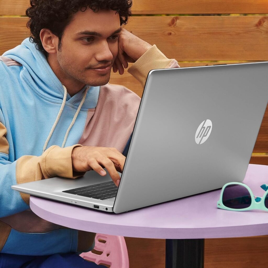 HP 17.3 inch Laptop, HD+ Display, Intel Core 3 100U, 8 GB RAM, 256 GB SSD, Intel Graphics, Windows 11 Home, 17-cn4010nr (2024)