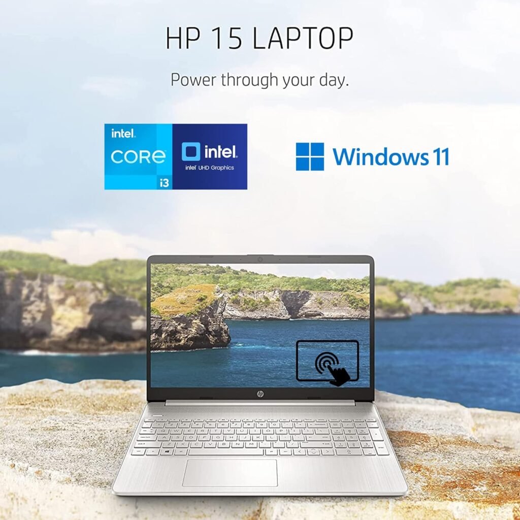 HP Pavilion 15.6 HD Touchscreen Anti-Glare Laptop, 16GB RAM, 1TB SSD Storage, Intel Core Processor up to 4.1GHz, Up to 11 Hours Long Battery Life, Type-C, HDMI, Windows 11 Home, Silver
