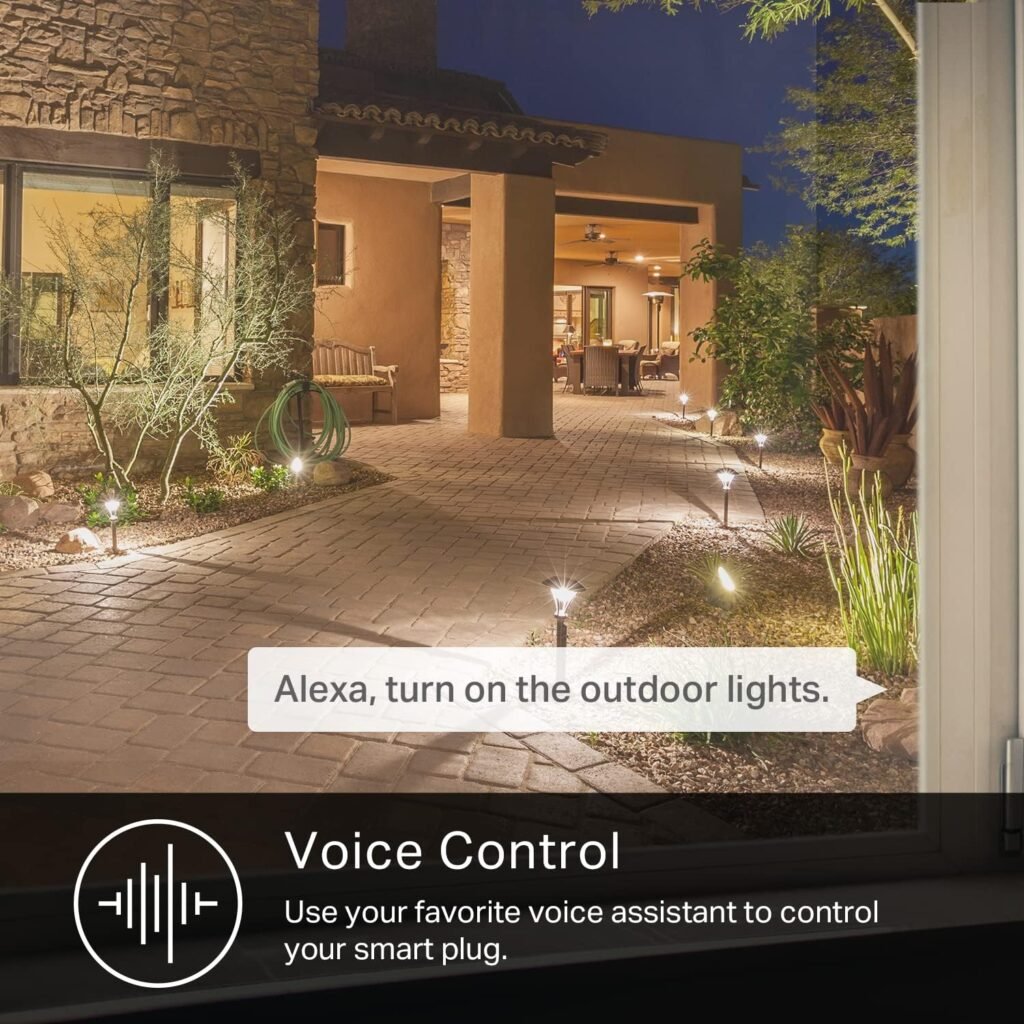Kasa Apple HomeKit Outdoor Smart Plug, 2 Sockets, IP64 Weather Resistance for Outdoor String Lights, Compatible with Siri, Alexa  Google Home, Long Wi-Fi Range, 2.4G Wi-Fi Only, ETL Certified (EP40A)