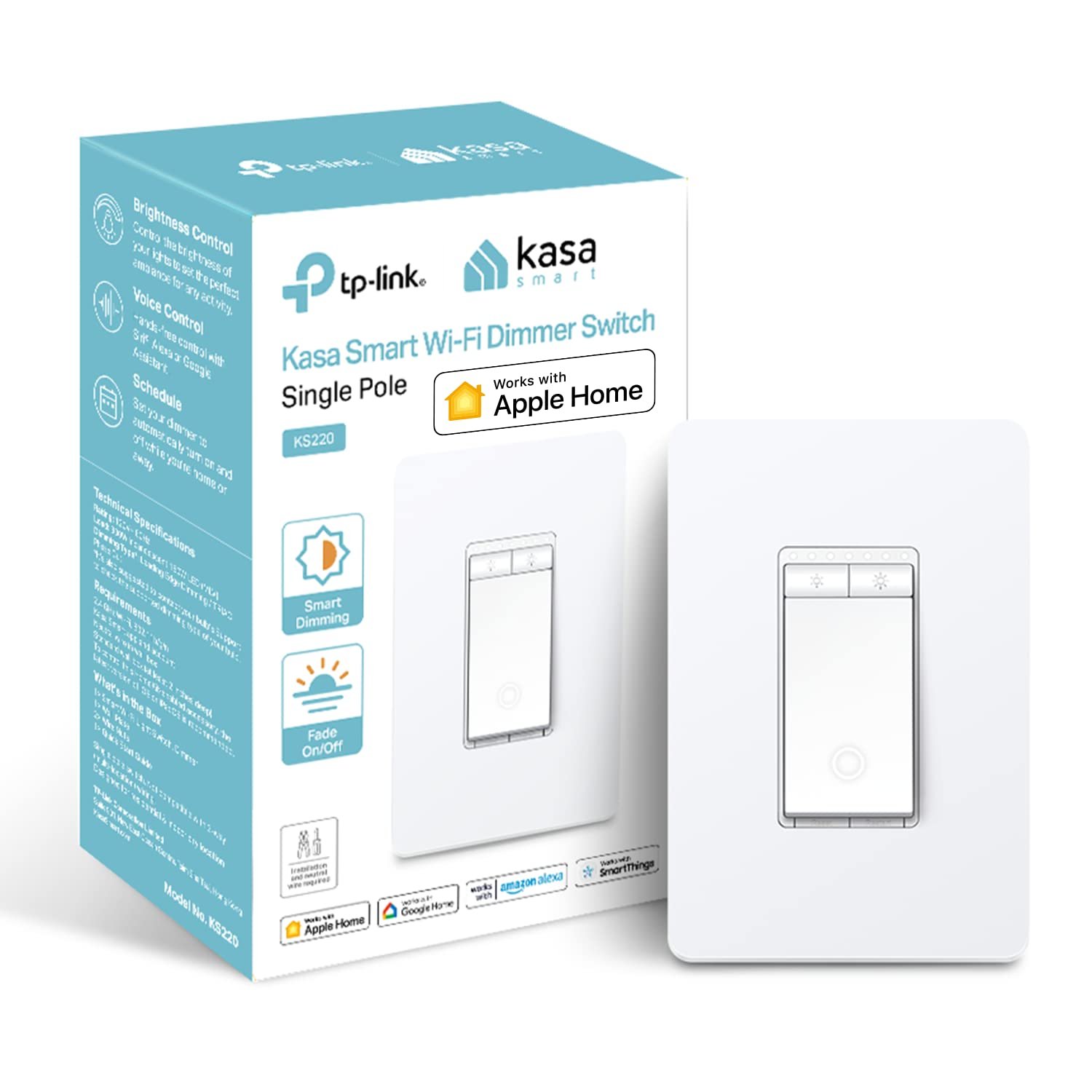 Kasa Apple HomeKit Smart Dimmer Switch KS220 review
