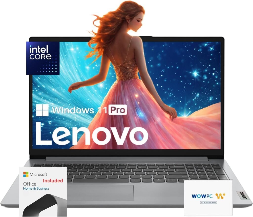 Lenovo Premium Series 15 Laptop | 36GB RAM | 1.1TB Storage (640GB SSD + 512GB External Storage) | 1 Year Office 365 w/ 1TB Cloud Storage | Intel Core | 15.6 | Win 11 Pro | w/WOWPC Bundle