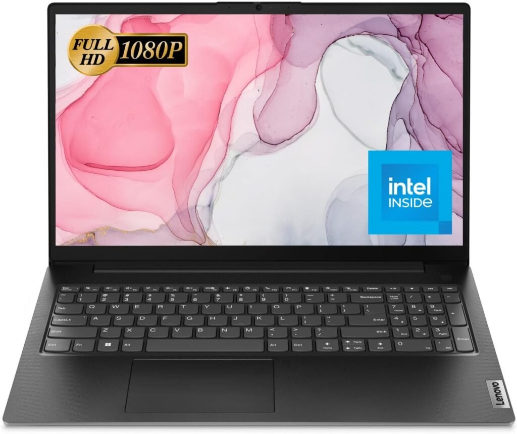 Lenovo V15 G2 Laptop, 15.6 FHD Screen, Intel Dual-core Processor, 16GB RAM, 1TB SSD, Webcam, HDMI, Wi-Fi, Windows 11 Home, Black