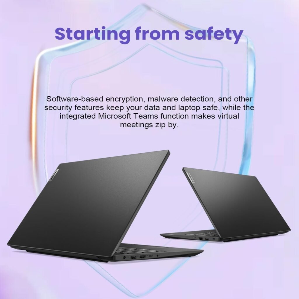 Lenovo V15 G2 Laptop, 15.6 FHD Screen, Intel Dual-core Processor, 16GB RAM, 1TB SSD, Webcam, HDMI, Wi-Fi, Windows 11 Home, Black