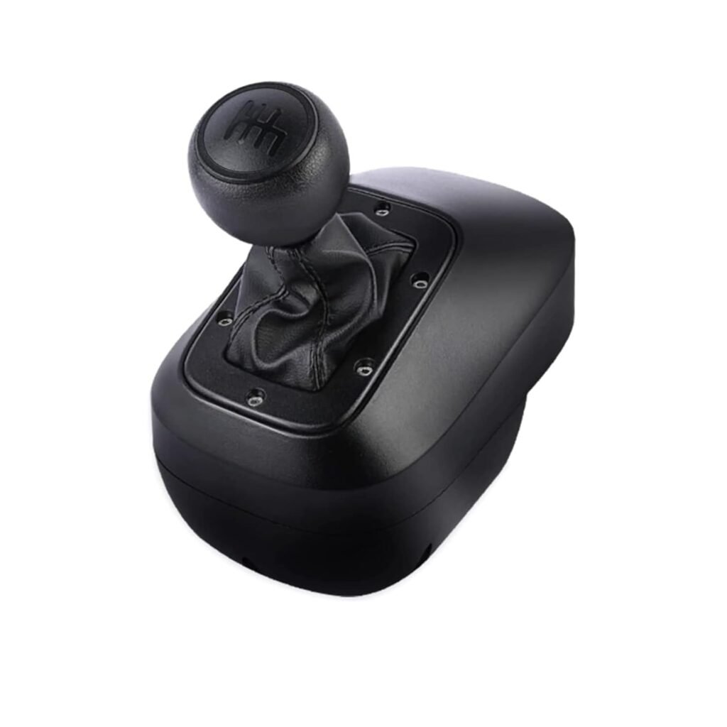 PC USB Racing Gear Shifter | Compatible with G25/G27/G29/G920/T300RS/GT | Six-Speed H-Pattern with Reverse | Durable Construction