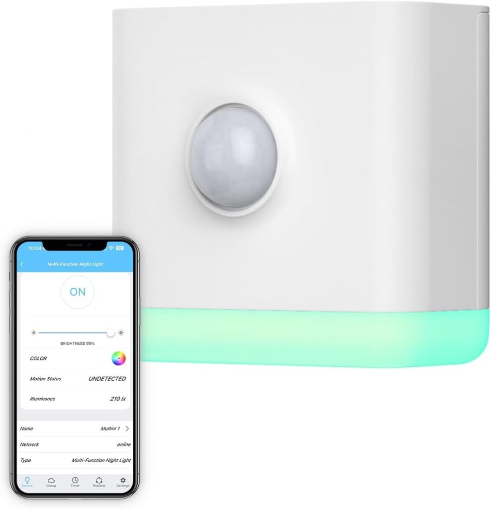 THIRDREALITY Multi-Function Night Light 4 Pack, Zigbee Repeater, 3-in-1 Combines a Motion Sensor, a Illumination Sensor and RGB Color Night Light, 1-100% Adjustable Brightness, Zigbee hub Required