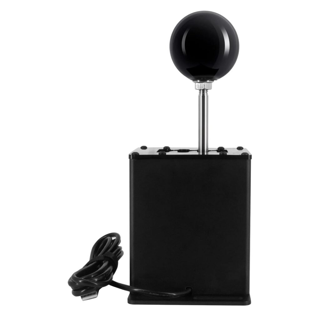 XBERSTAR Upgrade USB Simulator Gear Shifter for Logitech G29 G27 G25 G920 For Thrustmaster T300RS/GT Steering Wheel PC Sequential Shifter (Upgraded black 7+R)