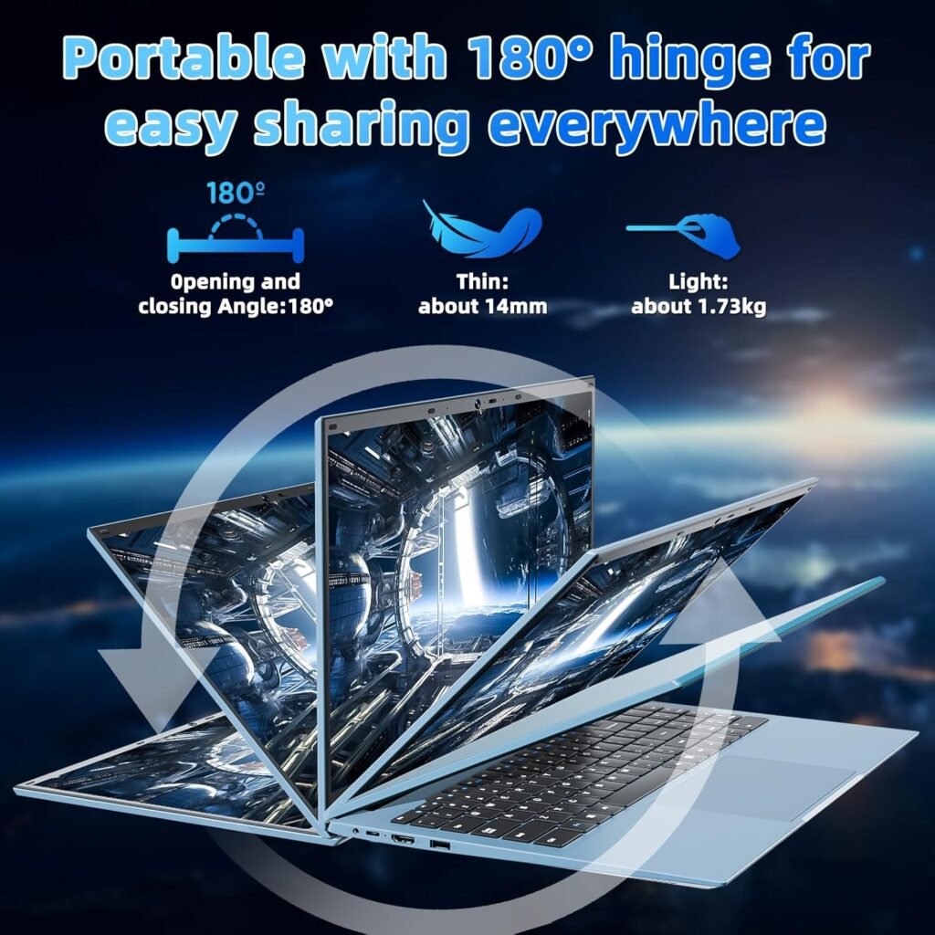 15.6 Inch Laptops, 20GB RAM 128GB EMMC+1024GB SSD, Gray | Laptop Computer, Celeron N5095 Quad-Core, Windows 11 Computers, 7000mAh, WiFi 6, BT5.2, USB 3.2 * 3, HDMI, Type-C