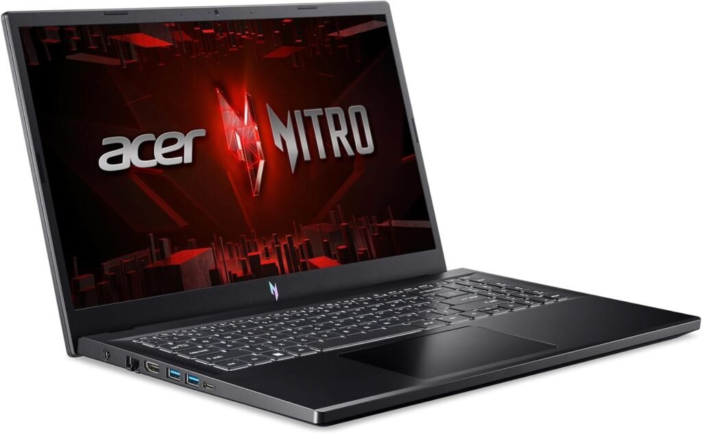 acer Nitro V Gaming Laptop | Intel Core i7-13620H Processor | NVIDIA GeForce RTX 4050 Laptop GPU | 15.6 FHD IPS 144Hz Display | 16GB DDR5 | 512GB Gen 4 SSD | WiFi 6 | Backlit KB | ANV15-51-73B9