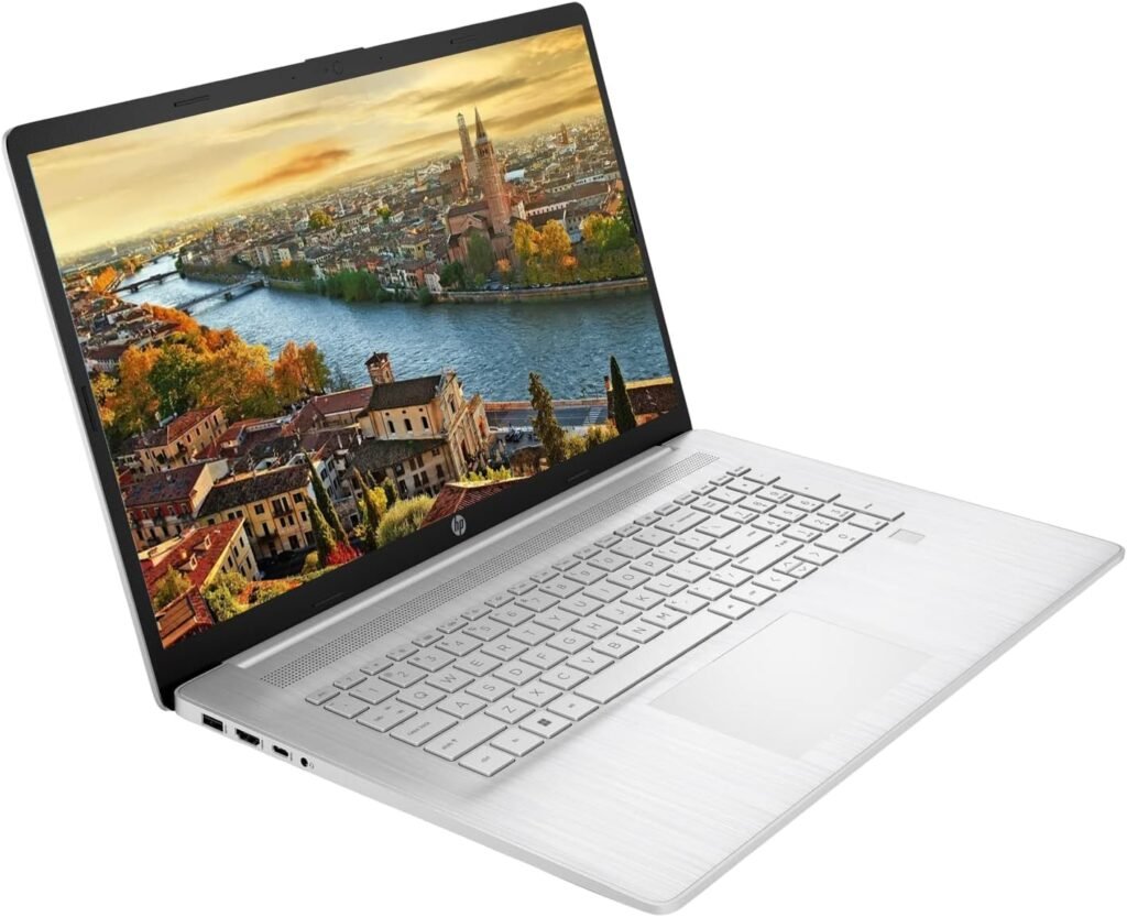 HP 17.3 i7 Laptop, 17.3” HD+ Touchscreen Display, Intel Core i7-1355U, 32GB RAM, 2TB PCIe SSD, Backlit Keyboard, Fingerprint Reader, Wi-Fi 6, Windows 11 Home, Silver