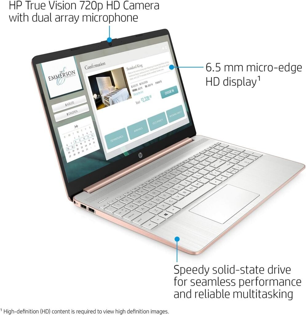 HP Pavilion 15.6 FHD (1920 x 1080) Laptop • Intel Core 8-Core CPU • 32GB RAM • 1TB Storage (512GB SSD + withHP P500 512GB External SSD) • Fast Wi-Fi 6 • Fingerprint Reader • Windows 11