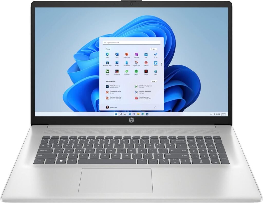 HP Ultralight 14 inch Laptop with Intel 4-Core Processor, Microsoft 365 and Wireless Earbuds, 16GB RAM, 512GB External Drive  128GB Emmc  1TB Cloud Storage, HD Display, Rose Gold, Windows 11