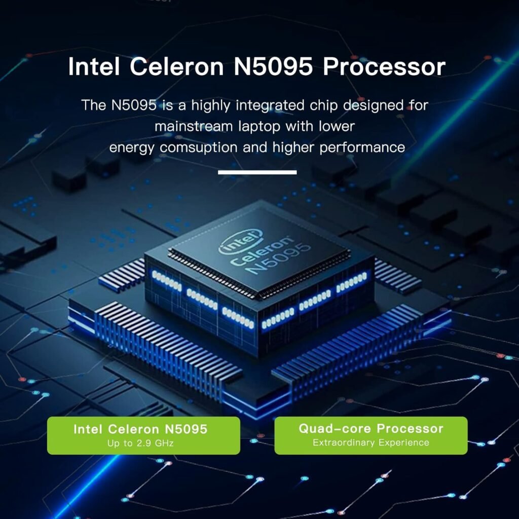 Laptop, Traditional Laptop Computer, 15.6 1080P Full HD, Intel Celeron N5095 Processors, 16GB DDR4 512GB SSD, 2.4G/5G WiFi, Bluetooth 4.2, 38000mWh Battery Laptop, Traditional Laptop Computer, 15.6 1080P Full HD, Intel Celeron N5095 Processors, 16GB DDR4 512GB SSD, 2.4G/5G WiFi, Bluetooth 4.2, 38000mWh Battery