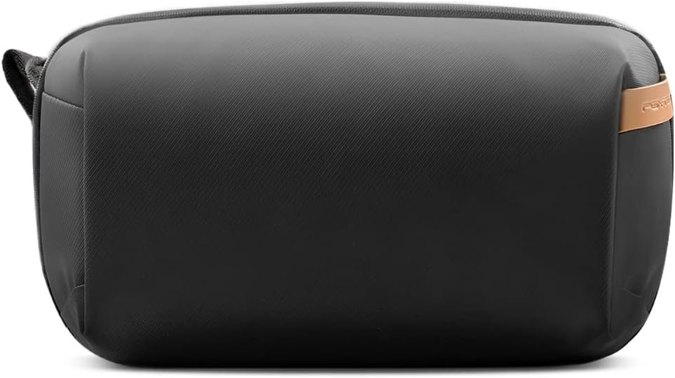 PGYTECH Travel Tech Organizer, Waterproof Tech Pouch, Electronics Accessories Organizer Travel Carrying Case, Cable Organizer Bag for Cables, Cord, Phone Batteries, Charger,Photography SD Card, Black
