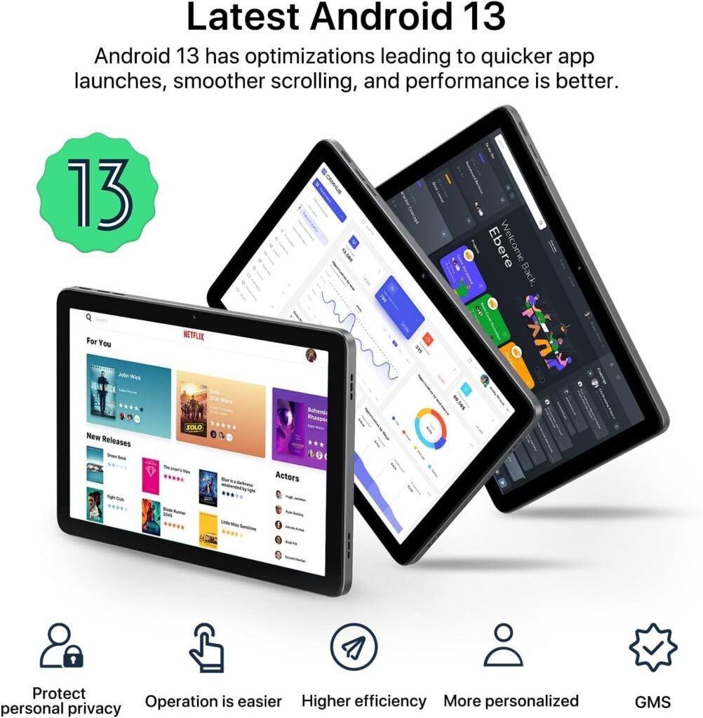 UMIDIGI 10 inch Android 13 Gaming Tablet with Helio G99 Octa Core Processor 16GB (8+8Extend) RAM  128GB (up to 1TB) ROM, 4G LTE Tablet with Dual SIM Card Slots GPS Bluetooth Cellular and WiFi