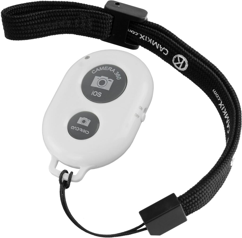 CamKix Camera Shutter Remote Control with Bluetooth Wireless Technology - Create Amazing Photos and Videos Hands-Free - Works with Most Smartphones and Tablets (iOS and Android)