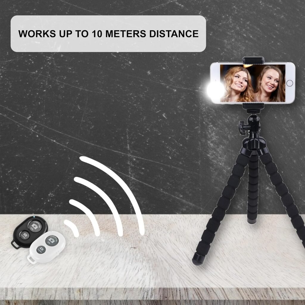 CamKix Camera Shutter Remote Control with Bluetooth Wireless Technology - Create Amazing Photos and Videos Hands-Free - Works with Most Smartphones and Tablets (iOS and Android)