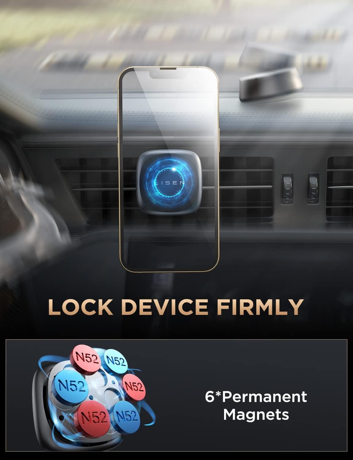 LISEN Magnetic Phone Holder Review